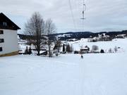 The Wilhams ski lift takes you uphill.