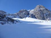 Easy Burgstall run below the Kalkkögel