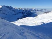 View over the slopes Stand-Rindertitlis
