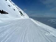 The Skyline Traverse leads to the slopes at North Peak