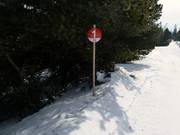 Slope marking in Štrbské Pleso