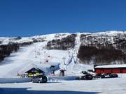 View of the Sysendalen ski area