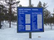 Information about operating hours