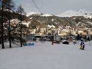 Easy slope at the Carjöl double chairlift