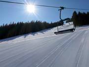 Perfect slope grooming in Bansko