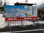 Information board at the valley station