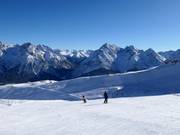 View from Mot da Ri over the Scuol ski area