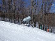 Snow cannon in the ski resort of Sunday River