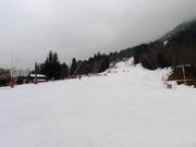 Beginner slope at the Teleski du Grepon