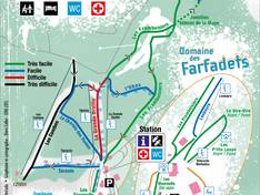 Trail map La Croix de Bauzon