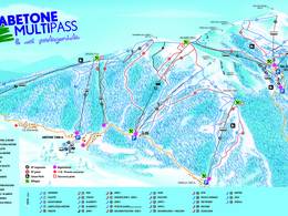 Trail map Abetone/Val di Luce