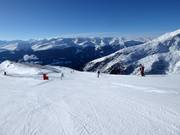 Start at the highest point in the ski resort