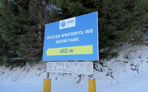 Snow parks Polish Sudetes – Snow park Zieleniec