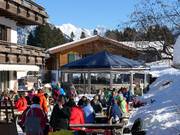 Alpe Oberstdorf with umbrella bar