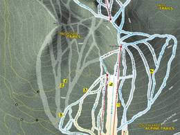 Trail map Willamette Pass – Crescent