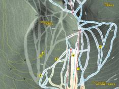 Trail map Willamette Pass – Crescent