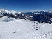 View from the Dorfbahn Gerlos over the Zillertal Arena