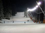 Night skiing