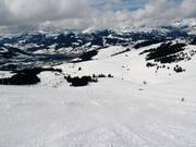 View from Mont Joux over Megève towards Le Jaillet