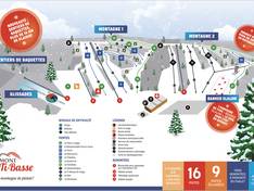 Trail map Mont Ti-Basse – Baie-Comeau