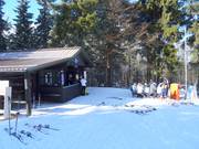 Snack bar at the Bergwachthütte