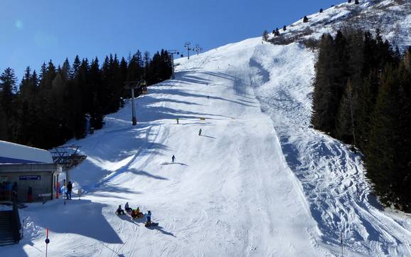 Ski resorts for advanced skiers and freeriding Viamala – Advanced skiers, freeriders Splügen – Tambo