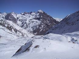 Ski resort in Portillo