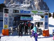 Information at the chairlift entry