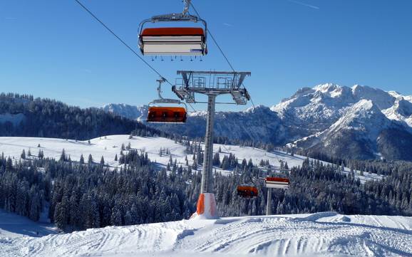 Lammertal: best ski lifts – Lifts/cable cars Dachstein West – Gosau/Russbach/Annaberg