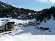 View of the accommodations on the Carinthian side