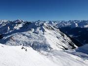 Panoramic view on the Grasjoch