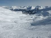 Black slope at Hörnli in Arosa
