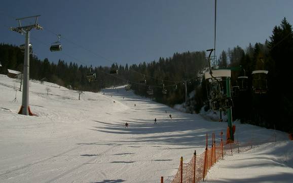 Skiing near Dolenji Novaki