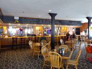 The bar in the Bear Mountain Lodge