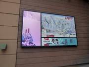 Digital trail maps in the Jackson Hole ski area