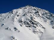 Extreme terrain on Mont-Gelé 