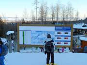Information board at the valley station