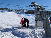 Dedicated staff at the lift