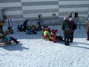 Tobogganing fun at the Rothornbahn