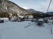 Guesthouses at the valley station