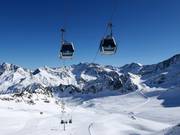 Karlesjochbahn - 8pers. Gondola lift with seat heating (monocable circulating ropeway)