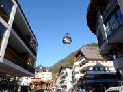 The Silvrettabahn starts directly in Ischgl