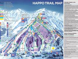 Trail map Happo-One – Hakuba