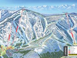 Trail map Beaver Mountain