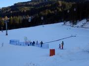 Practice area at the base station run by Luisl’s ski school