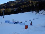 Practice area at the valley station of Luisl's Ski School