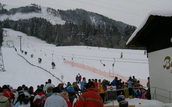 Skiing near Wertach