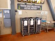 Waste separation in the Ylläs ski resort