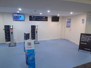 Well-maintained ski pass pick-up