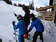 The friendly staff will hand you the safety bar.